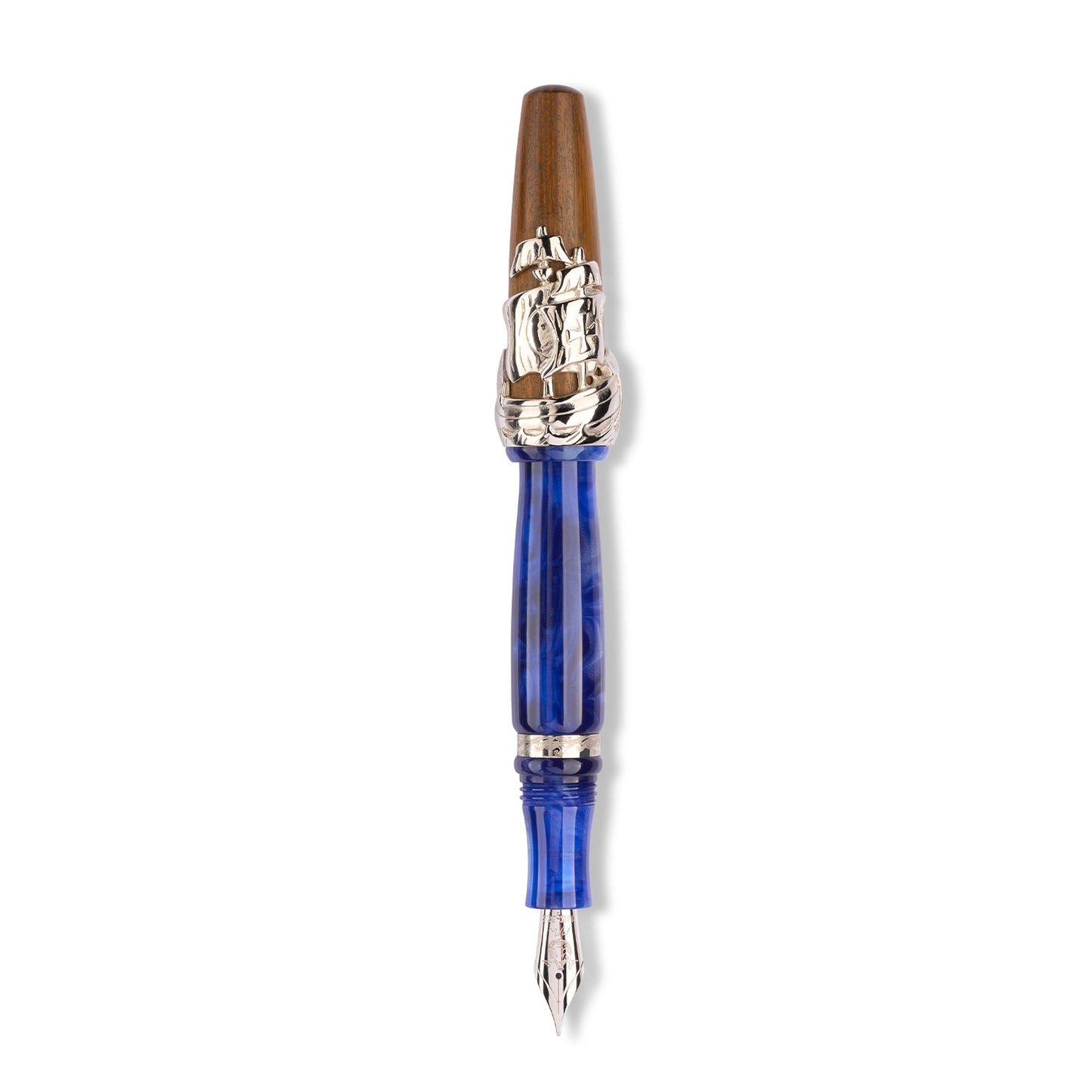 Maiora Nino Marino Columbus Fountain Pen - Silver (Limited Edition)