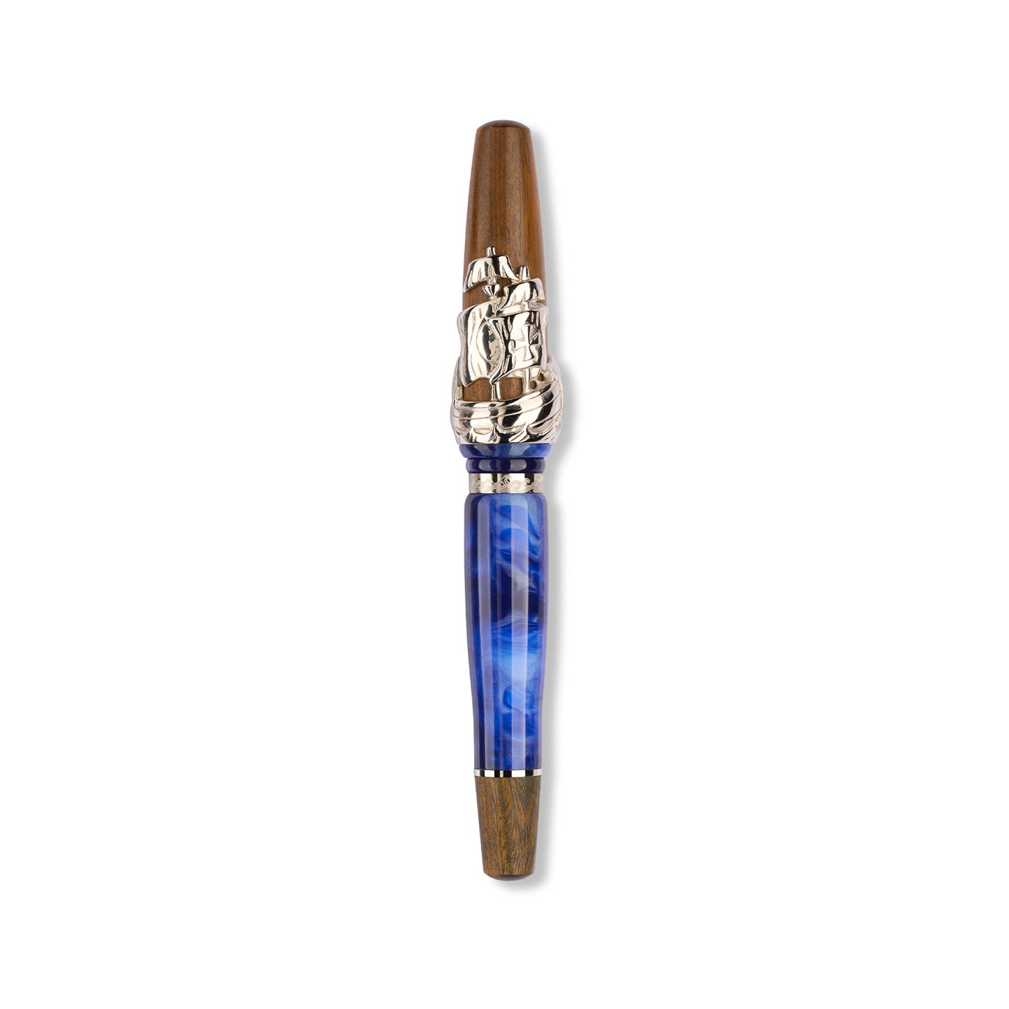 Maiora Nino Marino Columbus Fountain Pen - Silver (Limited Edition)