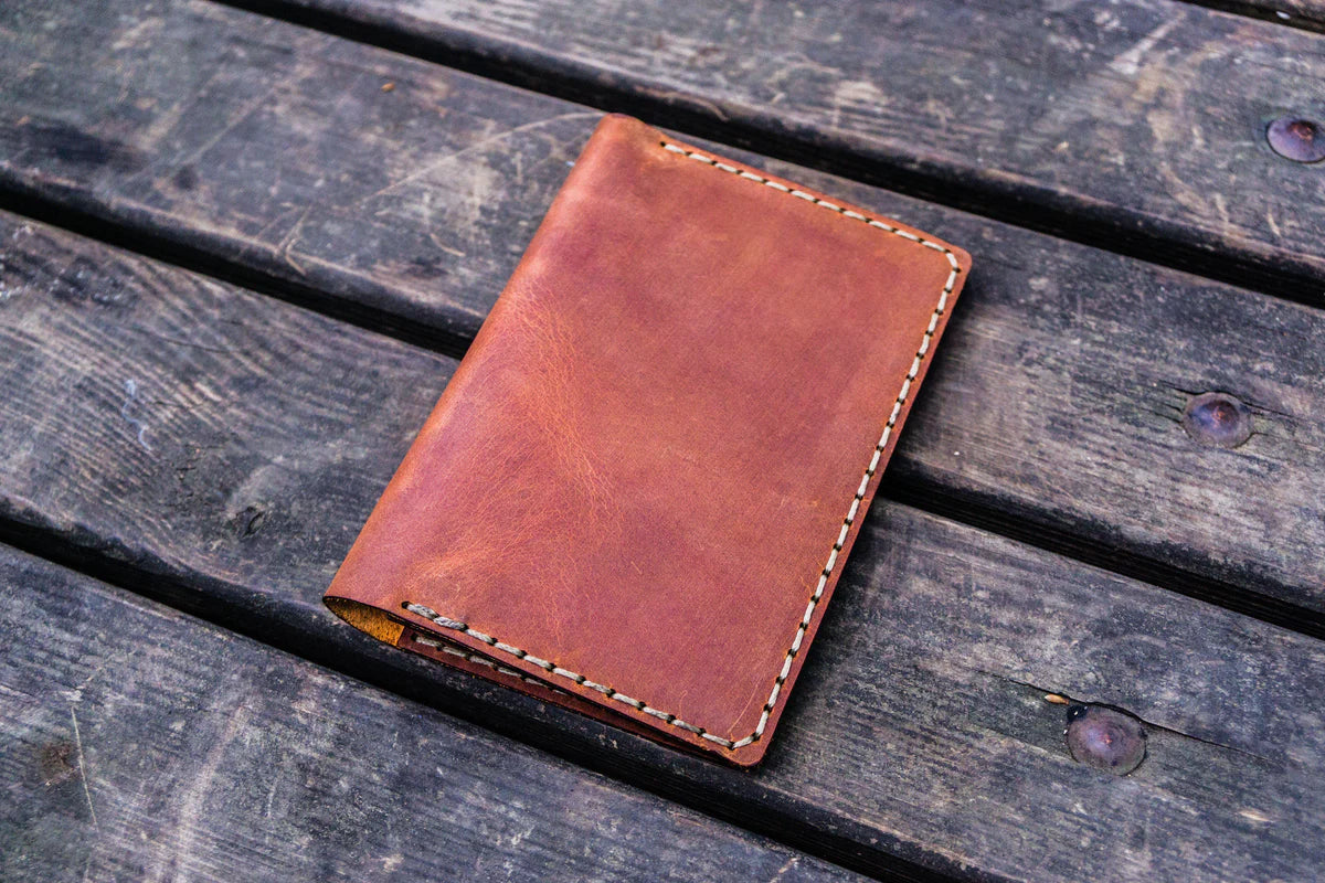 Galen Leather No. 44 Field Notes Cover - Crazy Horse Tan