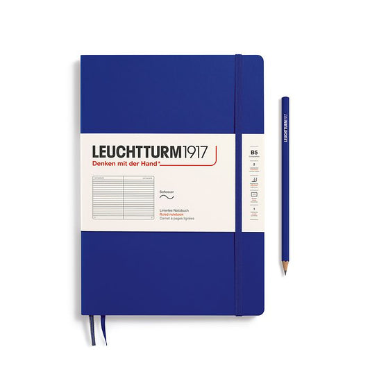 Leuchtturm1917 Composition B5 Softcover Ruled Notebook - Ink (Discontinued)