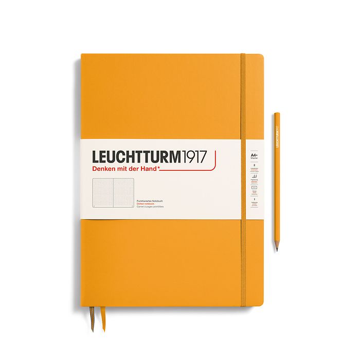 Leuchtturm1917 Master Classic A4+ Hardcover Dotted Notebook - Rising Sun