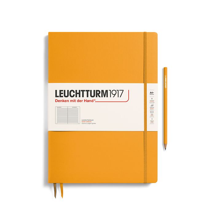 Leuchtturm1917 Master Classic A4+ Hardcover Ruled Notebook - Rising Sun