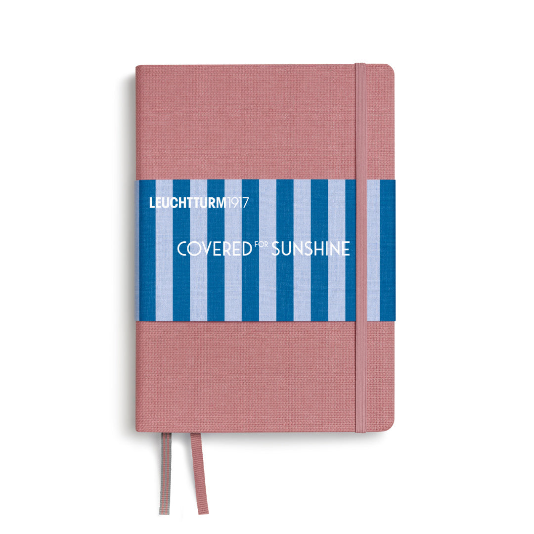 Leuchtturm1917 A5 Medium Hardcover Dotted Notebook - Covered for Sunshine: Beach Rose