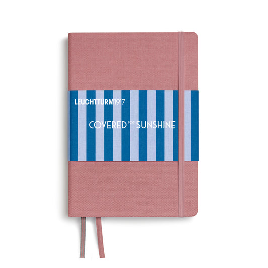 Leuchtturm1917 A5 Medium Hardcover Dotted Notebook - Covered for Sunshine: Beach Rose