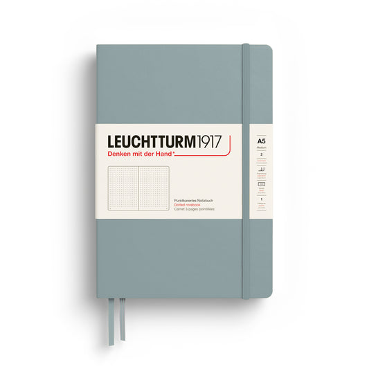 Leuchtturm1917 A5 Medium Hardcover Dotted Notebook - Dove