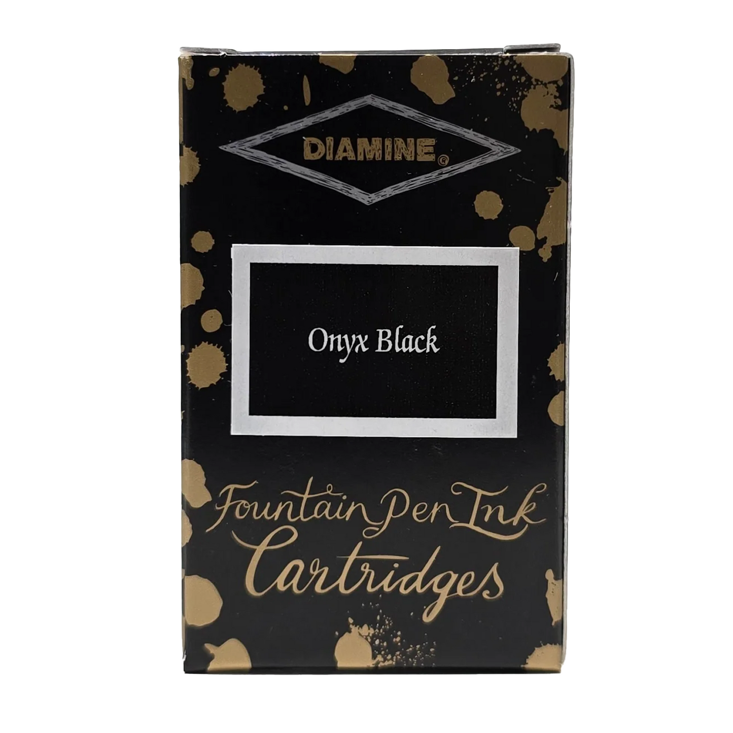 Diamine Onyx Black Ink Cartridges (Set of 18)
