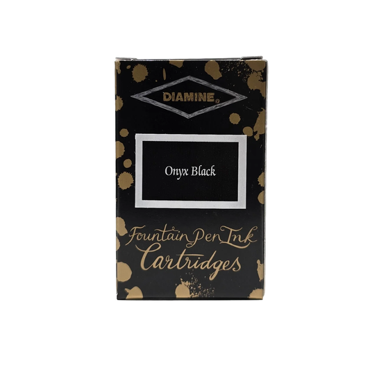 Diamine Onyx Black Ink Cartridges (Set of 18)