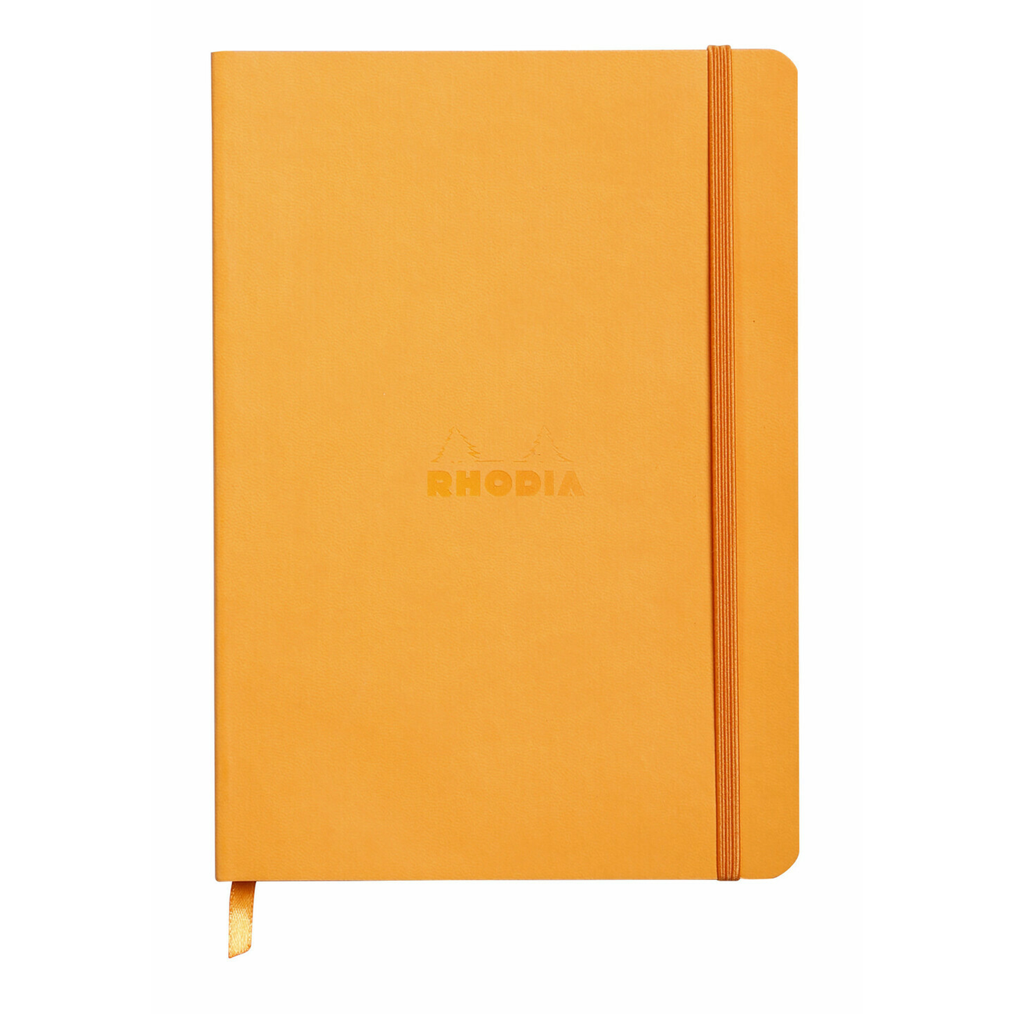 Rhodia Rhodiarama A5 Soft Webnotebook - Orange (Lined)