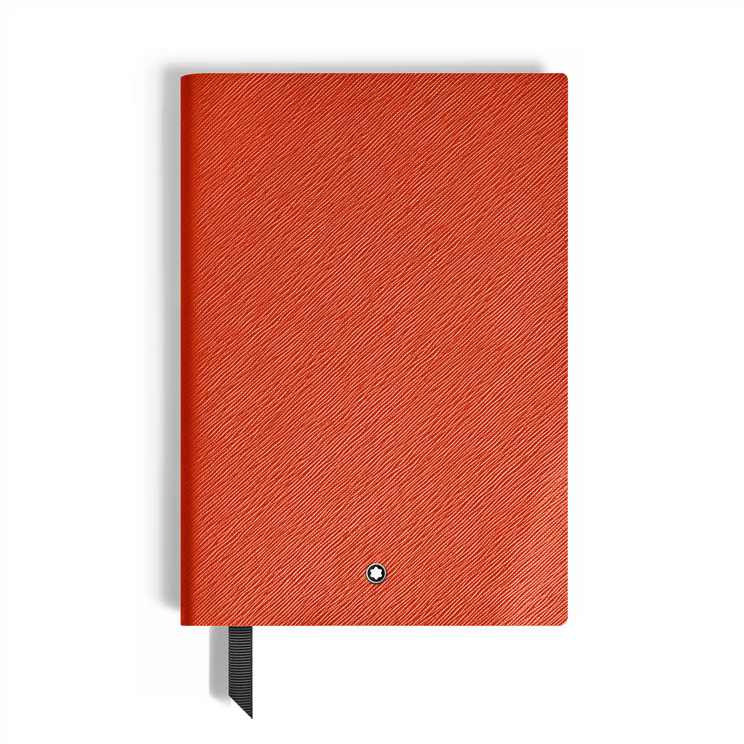 Montblanc Medium Sartorial Leather Notebook - Saffiano Tangerine (Lined)