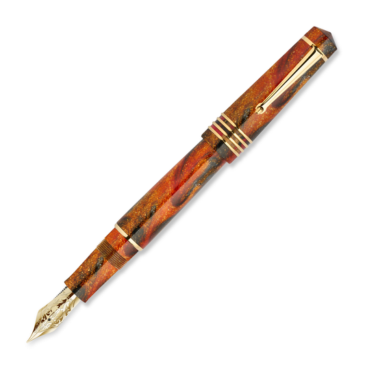 Delta DV 14KT Original Oversize Fountain Pen - Glow Up ORO