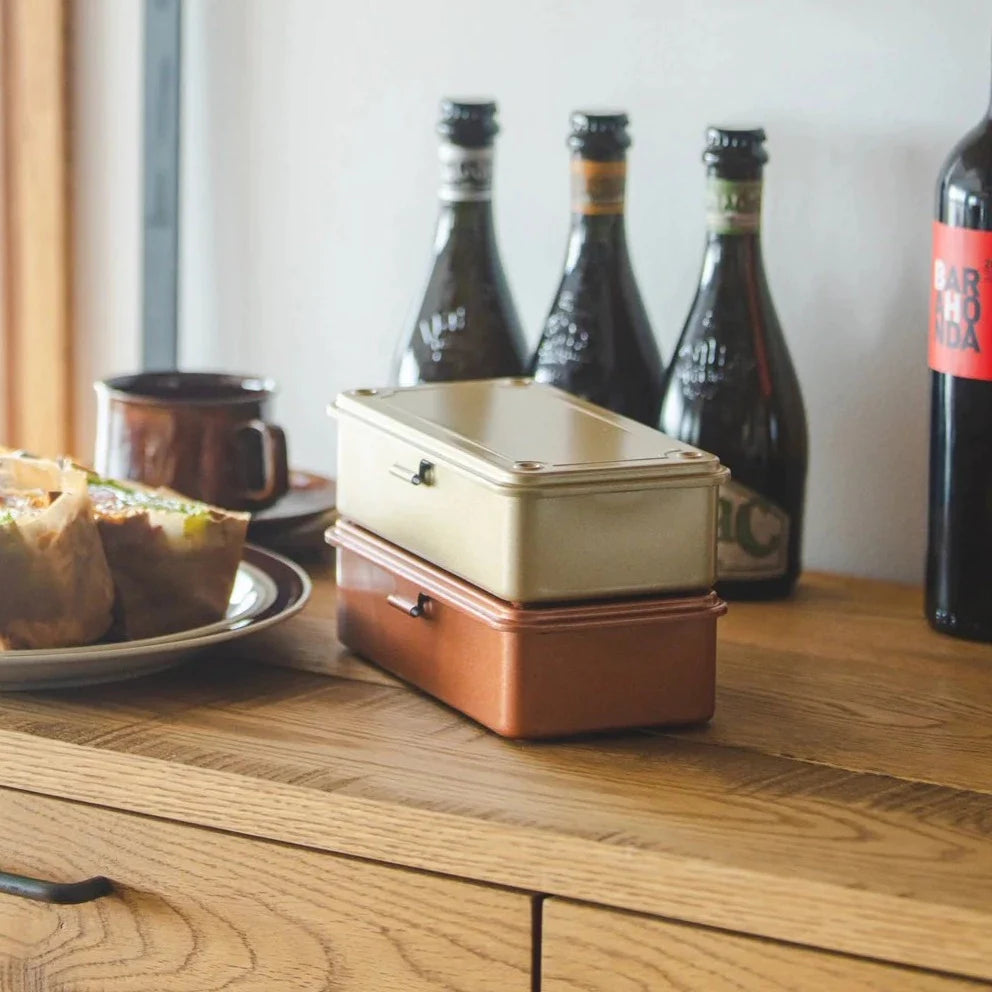 TOYO Steel Trunk-Shape Stackable Toolbox T-190 - Red