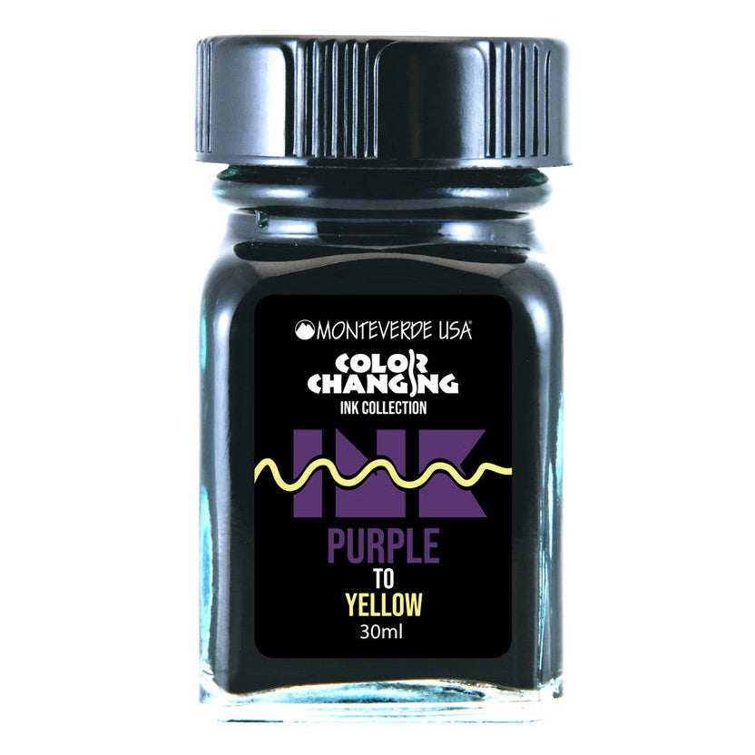 Monteverde Purple to Yellow (30ml) Bottled Ink (Color Changing Ink)