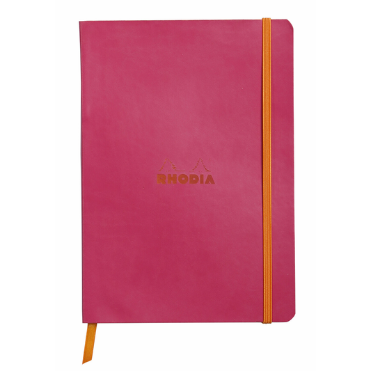 Rhodia Rhodiarama A5 Soft Webnotebook - Raspberry (Lined)