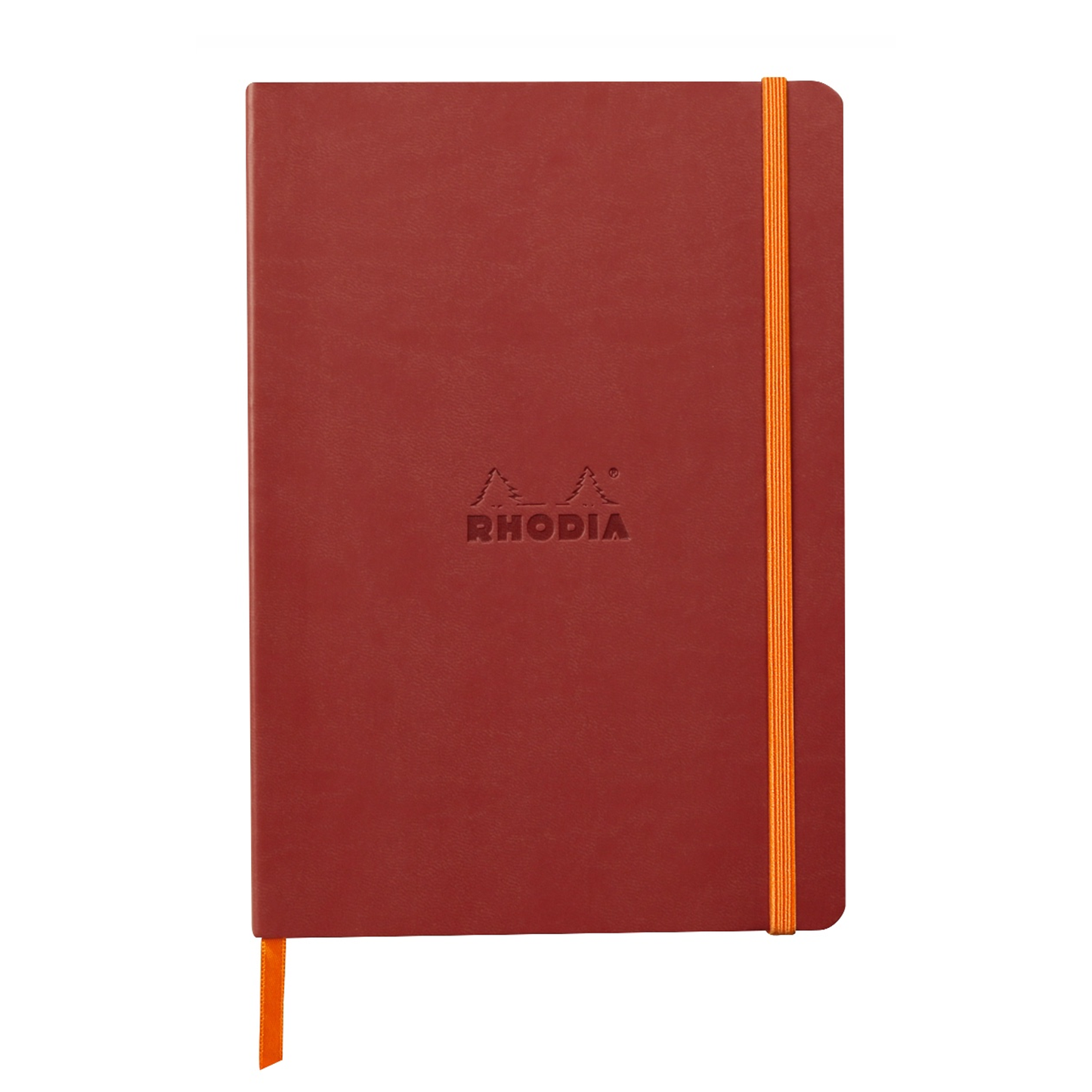 Rhodia Rhodiarama A5 Soft Webnotebook - Red Orange (Lined)