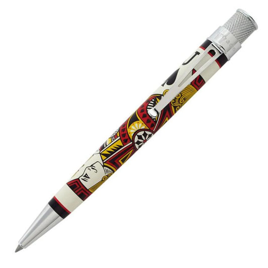 Retro 51 Collection Tornado Rollerball - Royale Jack of Spades - Open