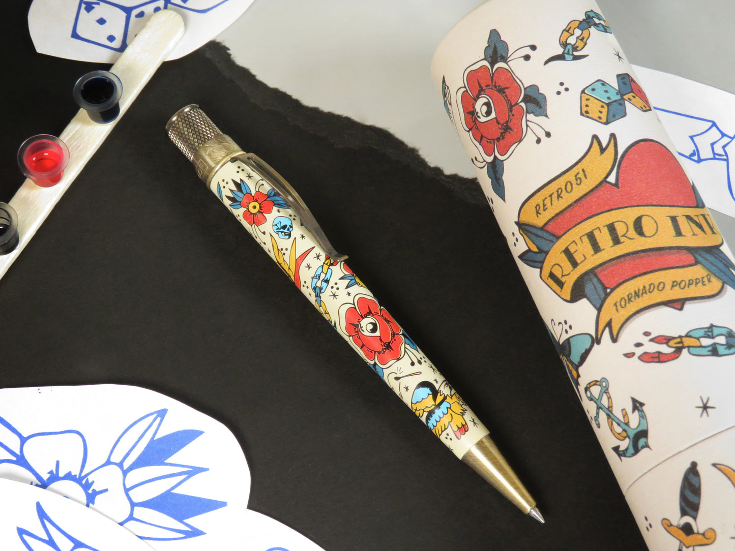 Retro 51 Collection Tornado Popper Rollerball - Retro Ink (Limited Edition)