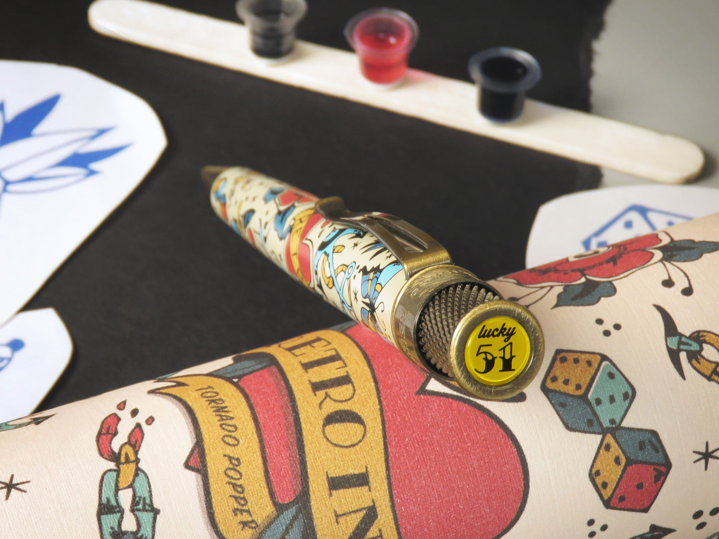 Retro 51 Collection Tornado Popper Rollerball - Retro Ink (Limited Edition)