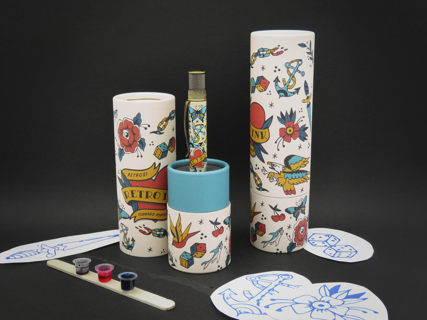 Retro 51 Collection Tornado Popper Rollerball - Retro Ink (Limited Edition)