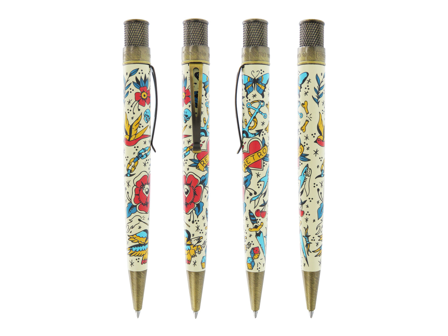 Retro 51 Collection Tornado Popper Rollerball - Retro Ink (Limited Edition)