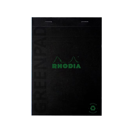 Rhodia #16 Top Staplebound Graph A5 Notepad - Greenpad