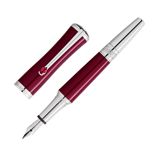 Montblanc Muses Maria Callas Fountain Pen - Ruby (Special Edition)