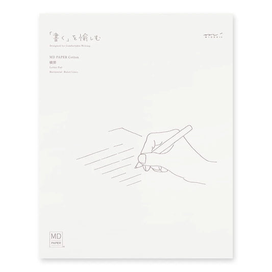 Midori MD Cotton Horizontal Letter Pad - Lined