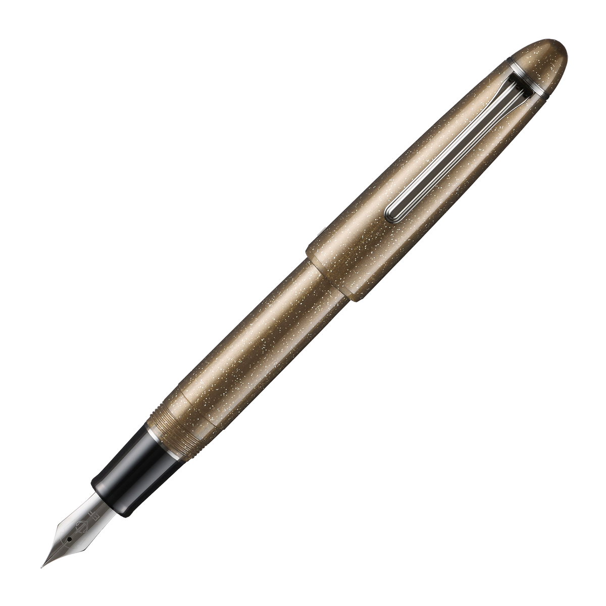 Sailor 1911L Casual L Galaxy Series Fountain Pen - Solar Flare Gold with Black Trim