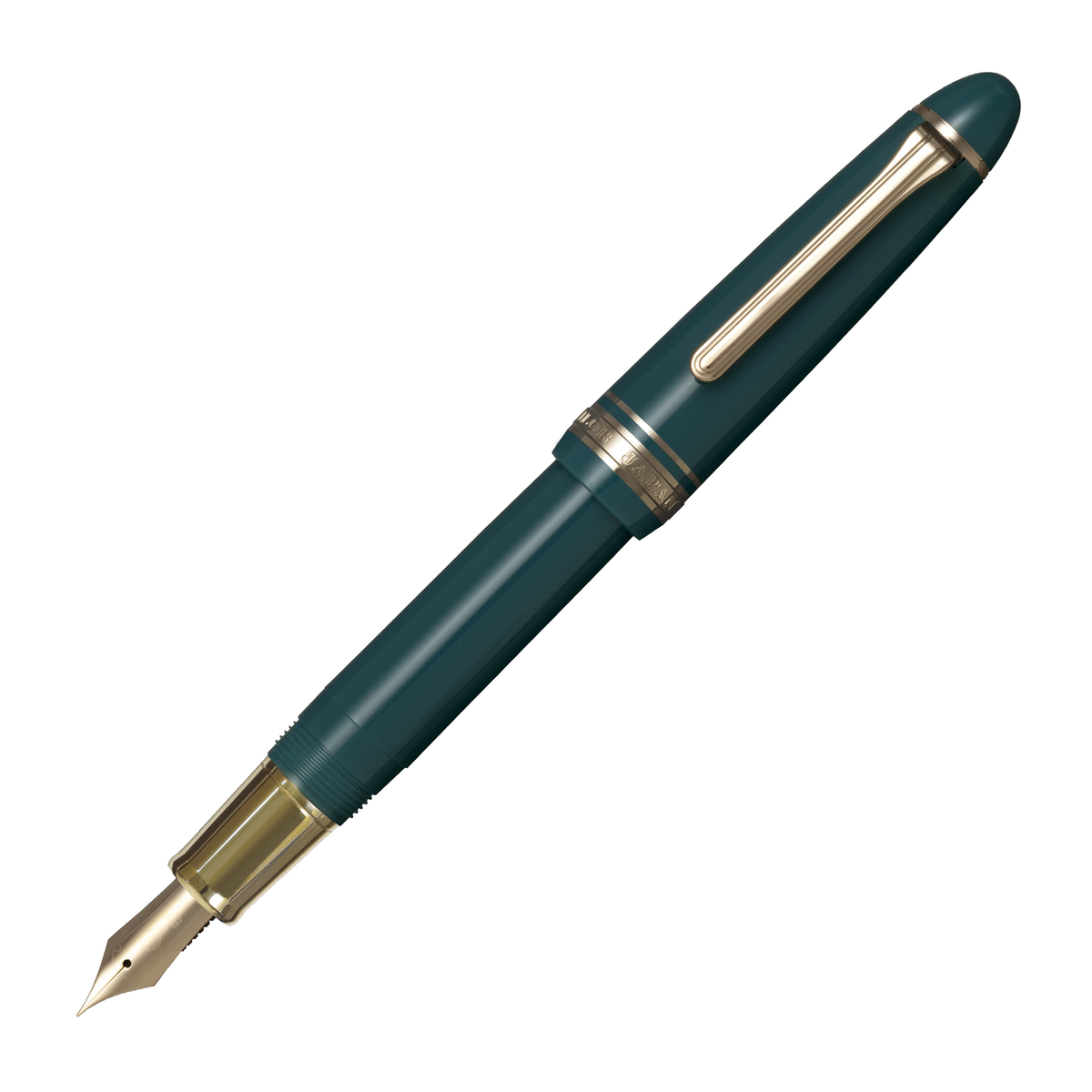 Sailor 1911L Casual L Stable Fountain Pen - Muted Green with Gold Trim