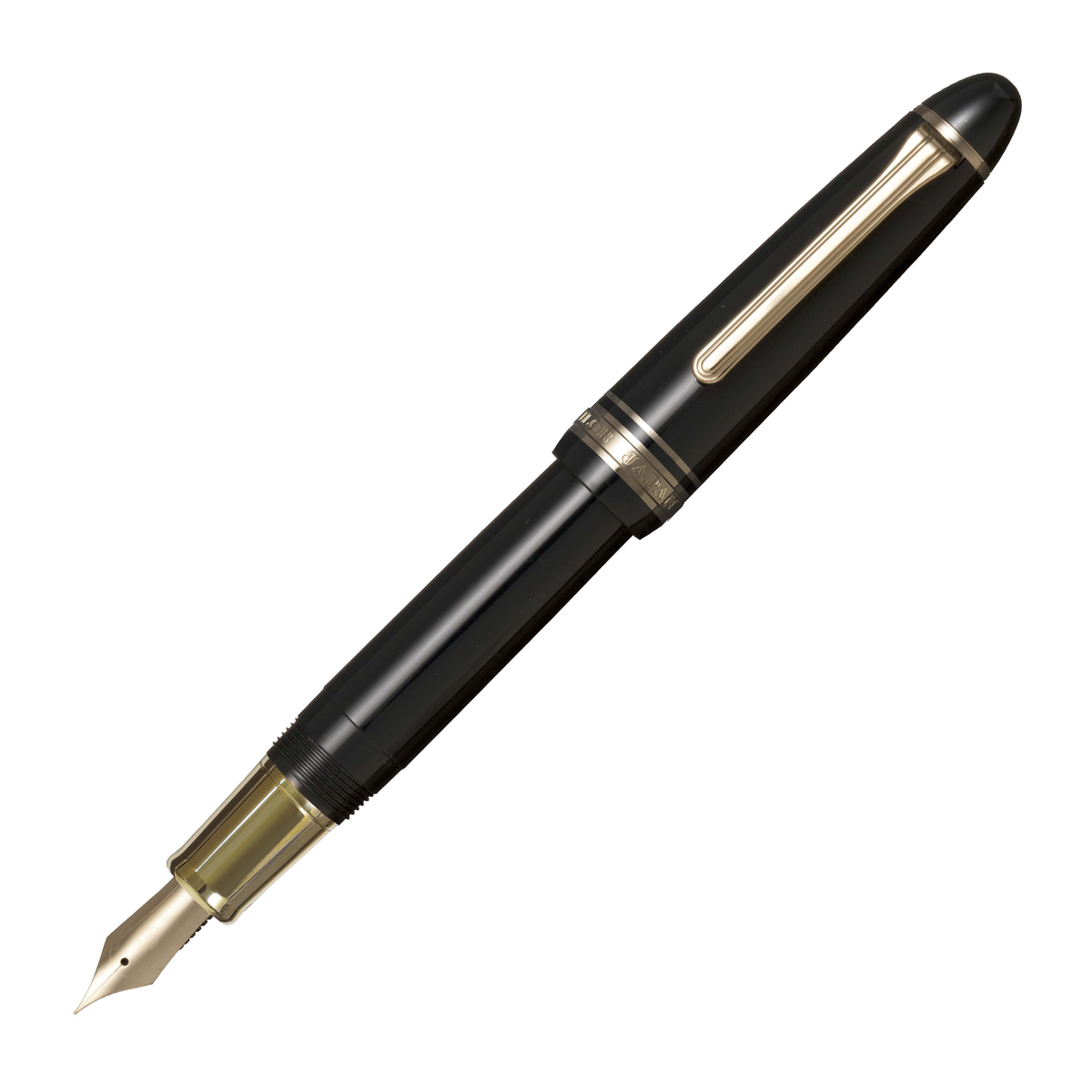 Sailor 1911L Casual L Stable Fountain Pen - Muted Black with Gold Trim