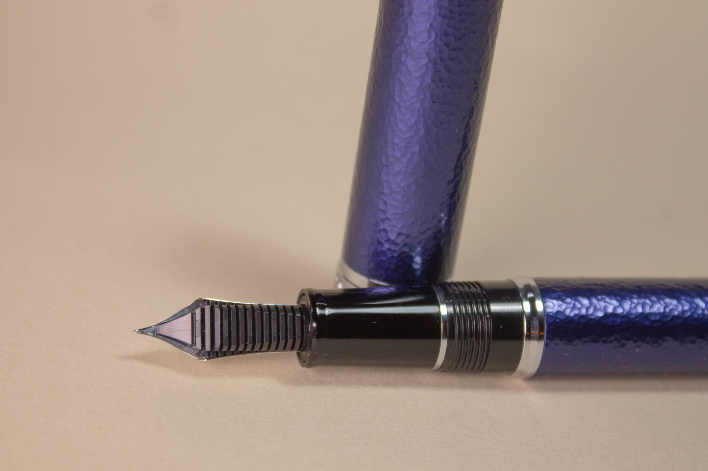 Pre-Owned Sailor x OITA JAPAN BLUE Forged Fountain Pen - Hard Fine