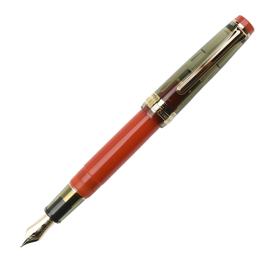 Sailor Pro Gear Slim Fountain Pen and Ink Set - Manyo #3 Series - Gourd with Gold Trim (14KT)