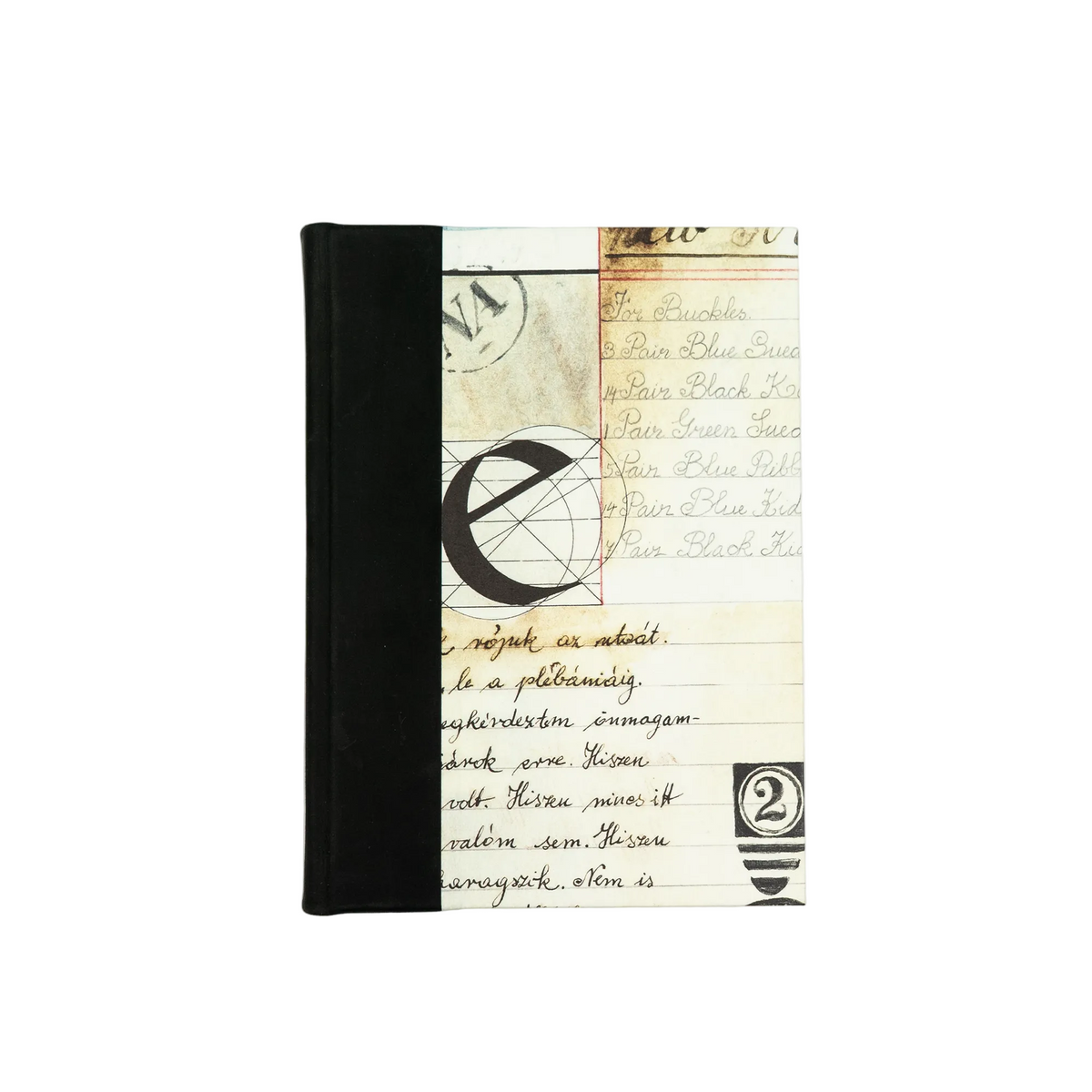Bomo Art B7 Leather Bound Lined Journal - Handscript