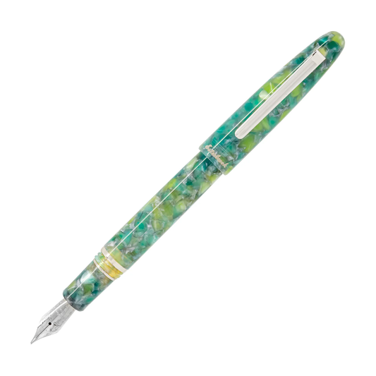 Esterbrook Estie Fountain Pen - Sea Glass with Silver Trim