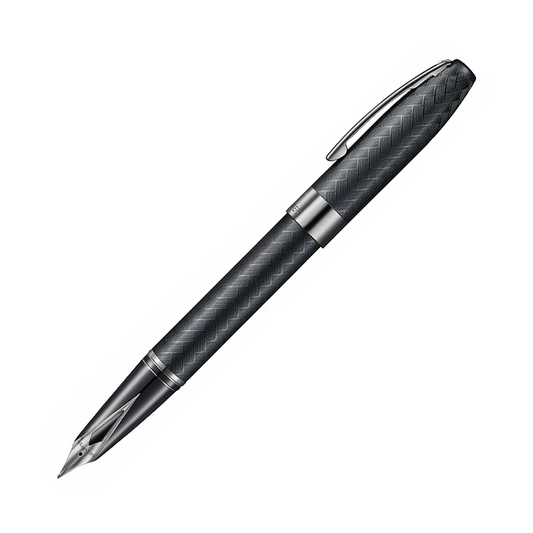 Sheaffer Legacy Fountain Pen - Matte Black Chevron with Gunmetal Trim