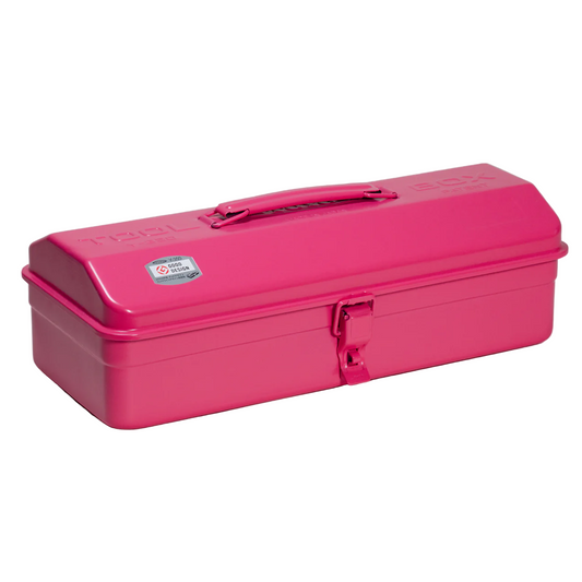 TOYO Steel Camber-Top with Handle Toolbox Y-350 - Shocking Pink