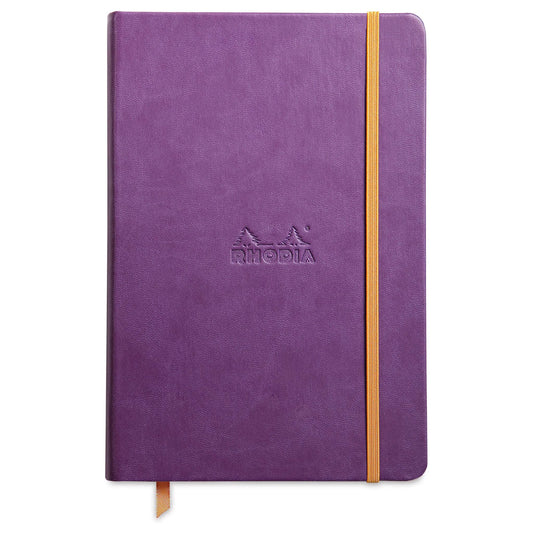 Rhodia Rhodiarama A5 Hard Webnotebook - Purple (Lined)