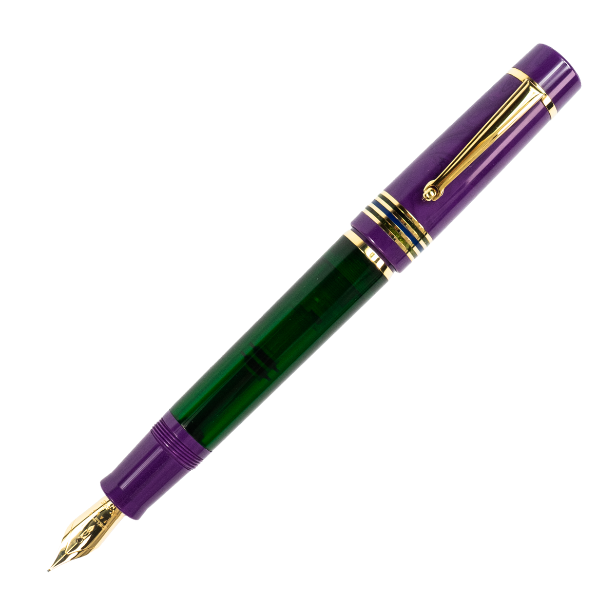 Delta Four Rings Collection 14K Fountain Pen - Sibilla with Gold Trim (Limited Edition)
