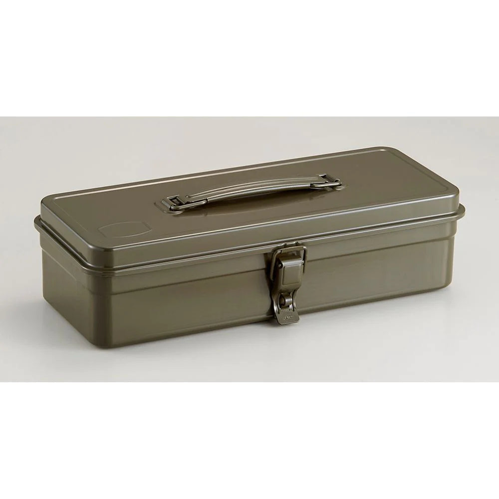 TOYO Steel Trunk-Shape with Handle Toolbox T-320 - Military Green