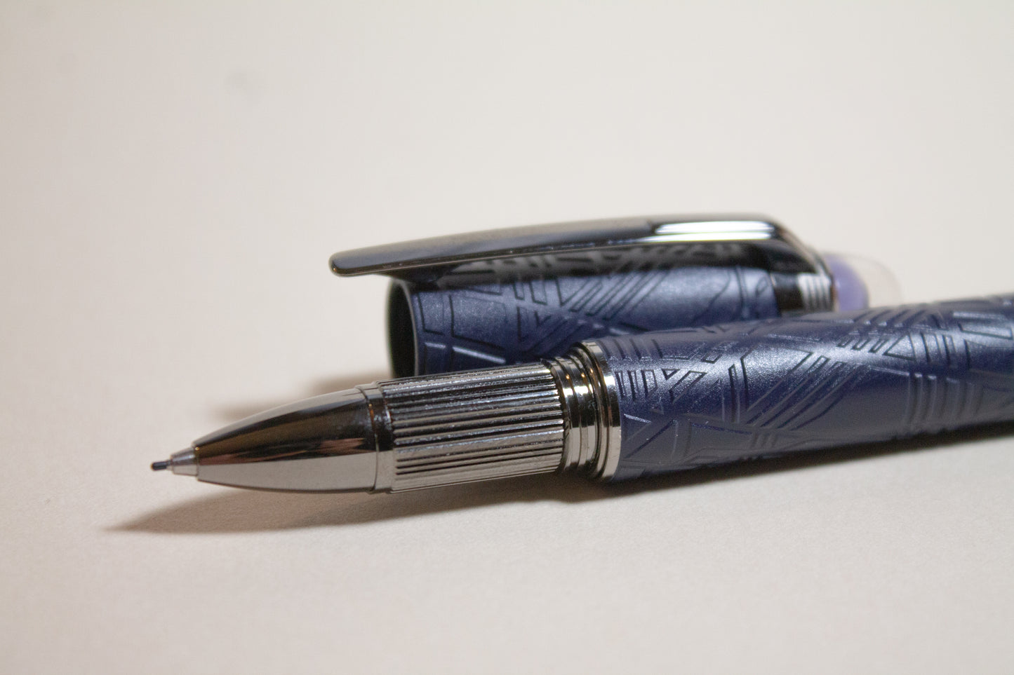 Pre-Owned Montblanc StarWalker SpaceBlue Rollerball/Fineliner -  Resin