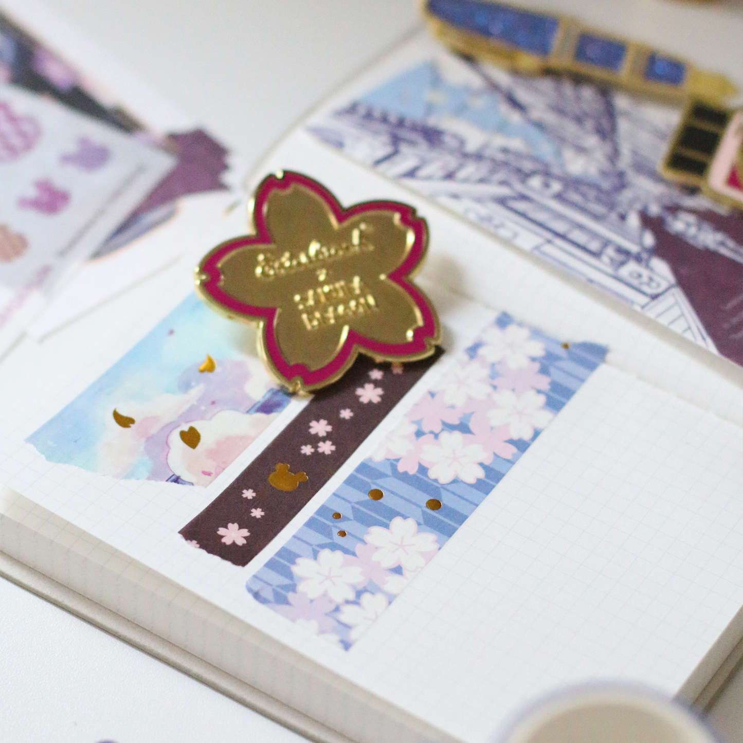 Esterbrook x Sakuradragon Washi Tape - Sakura Street: Sakura