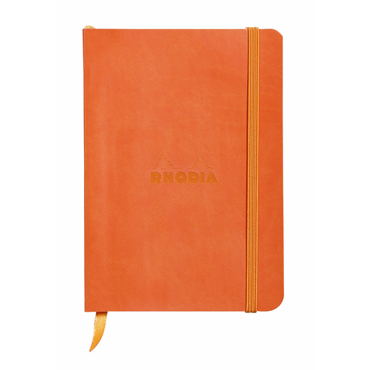 Rhodia Rhodiarama A6 Soft Webnotebook - Tangerine (Lined)