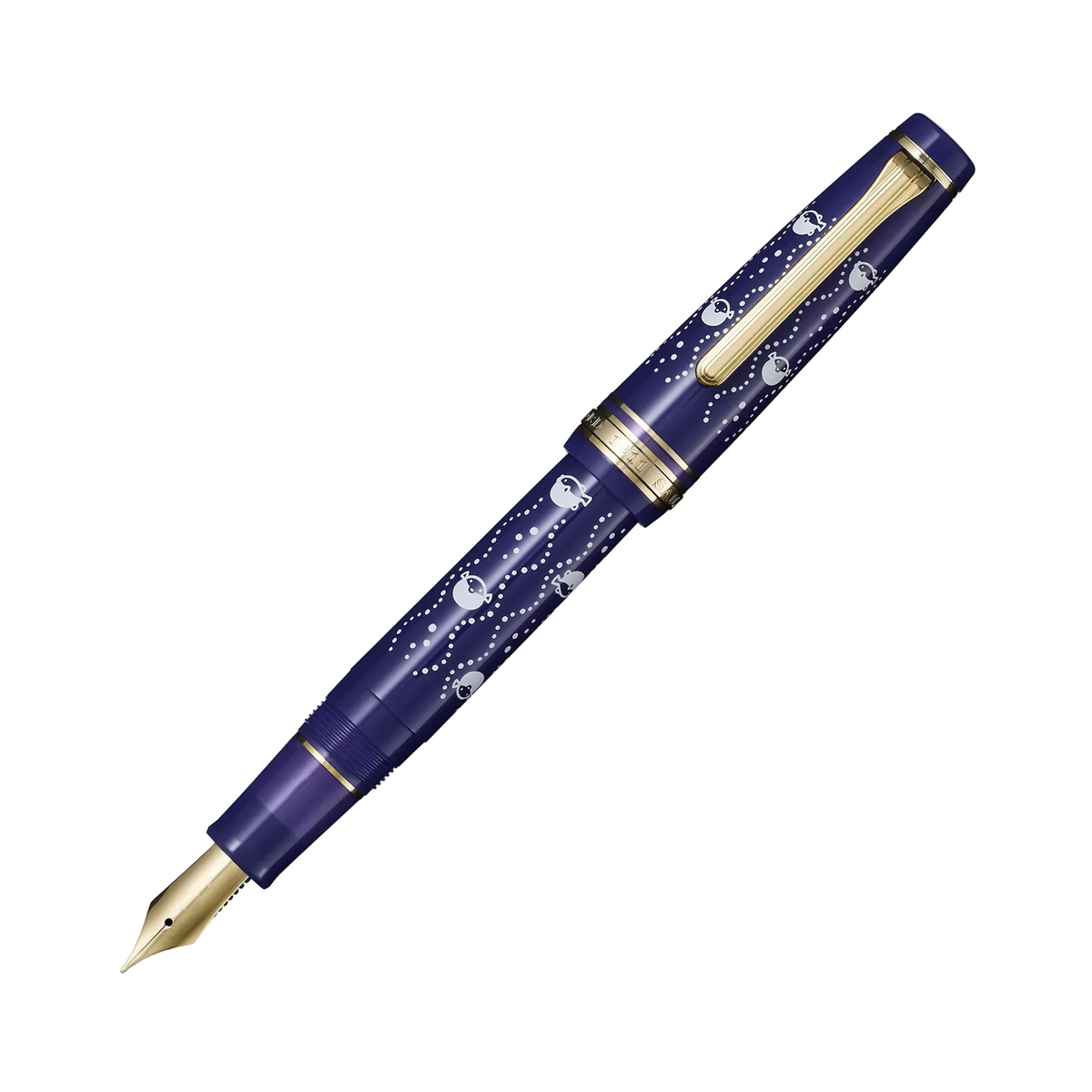 Sailor x KAMAWANU Pro Gear Fountain Pen - Fugu Tatewaku with Tenugui (Limited Edition)