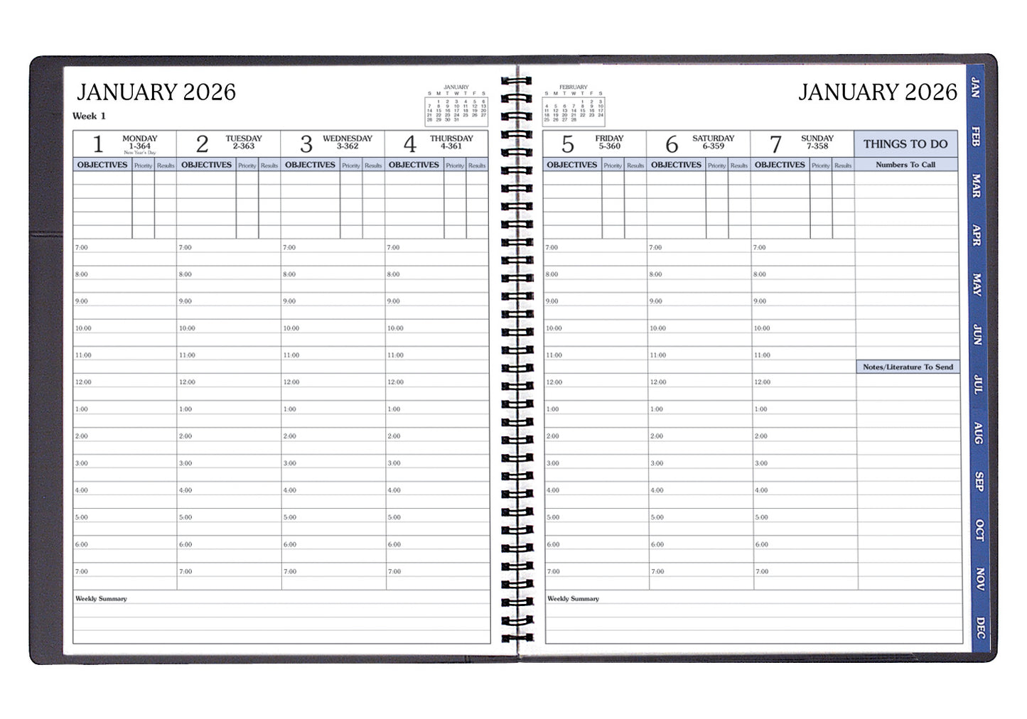 Payne 2026 Skivertex Large Time Master Planner
