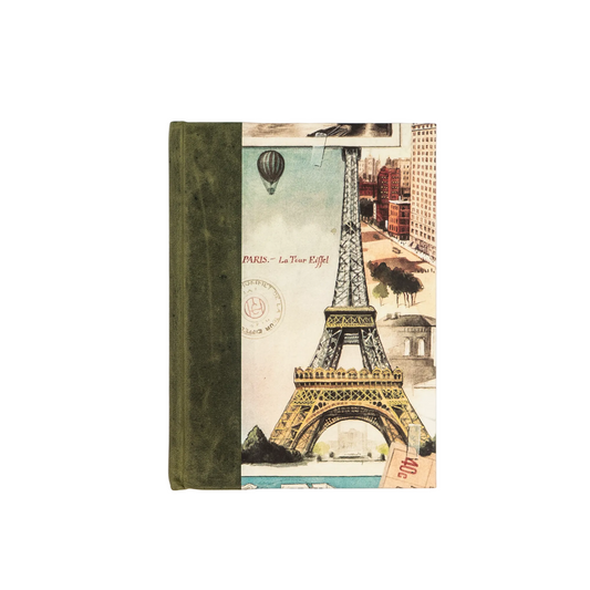 Bomo Art B7 Leather Bound Lined Journal - Traveling