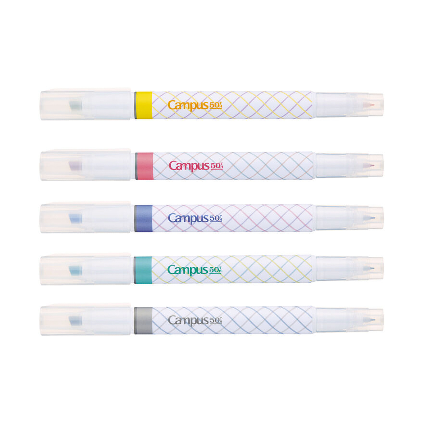 KOKUYO Campus 50th Anniversary Two Way Color Marker - Yellow (Limited Edition)