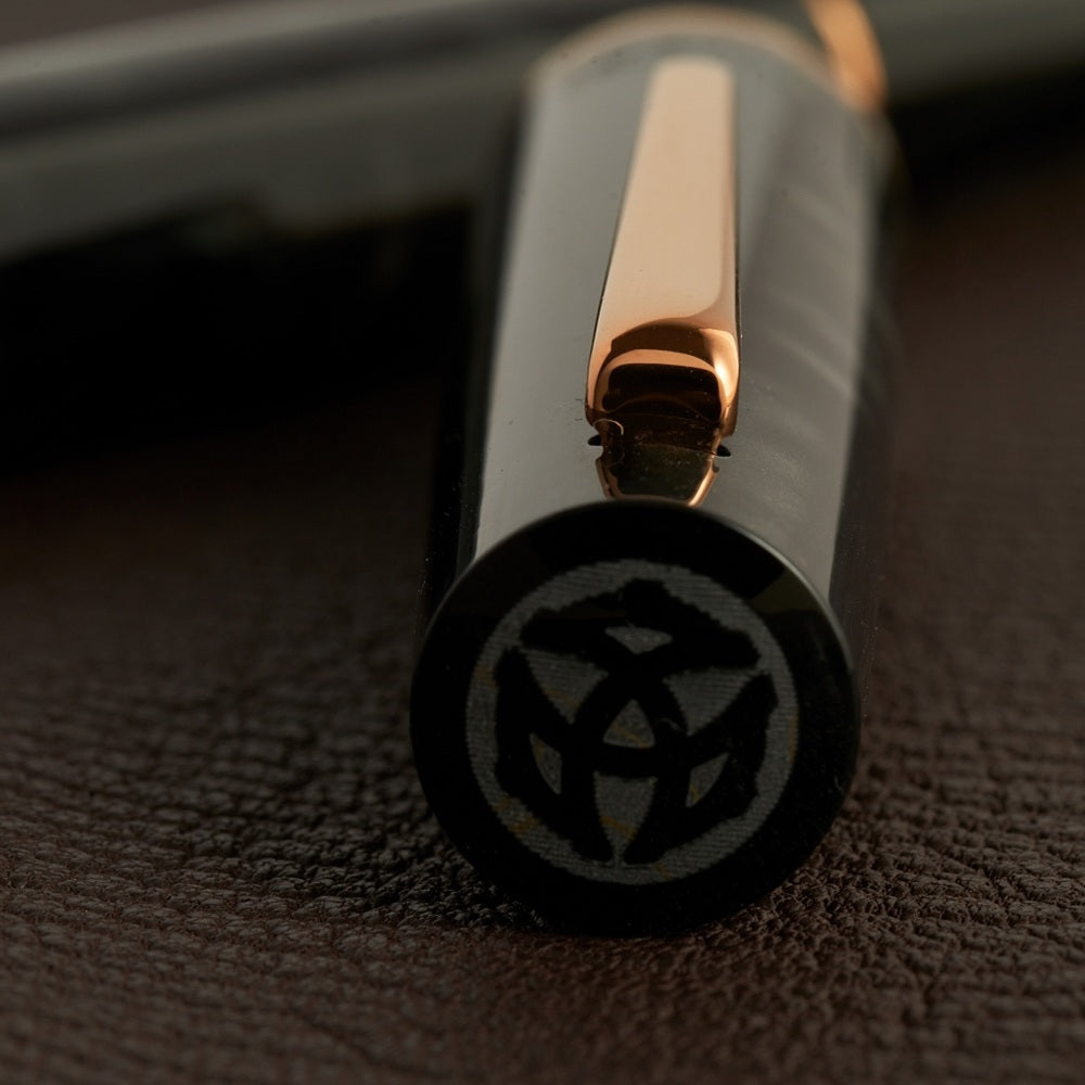 TWSBI Obsidian Fountain Pen - Rose Gold Trim