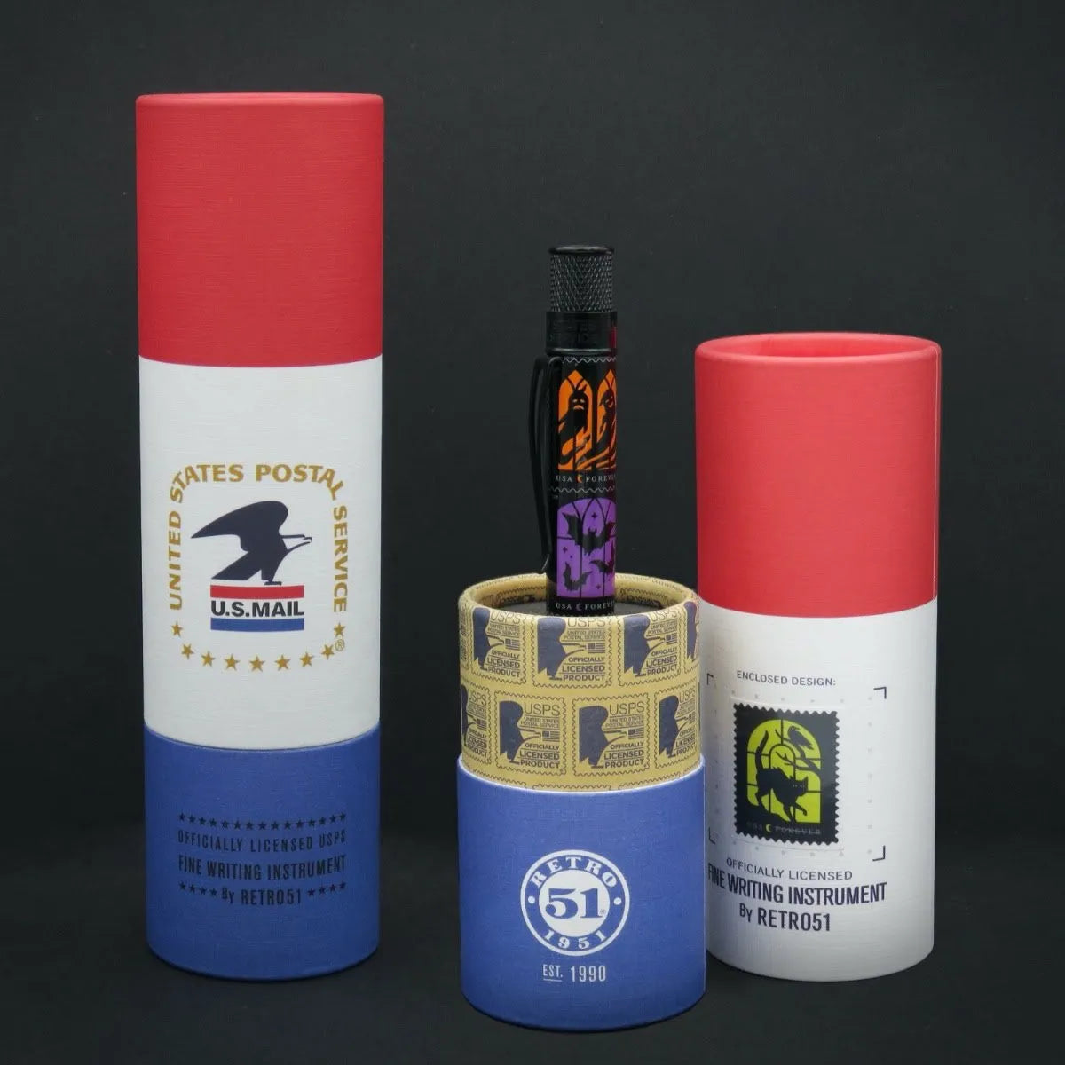 Retro 51 Collection Tornado Popper Rollerball - Spooky Silhouettes (USPS) - Open Tube