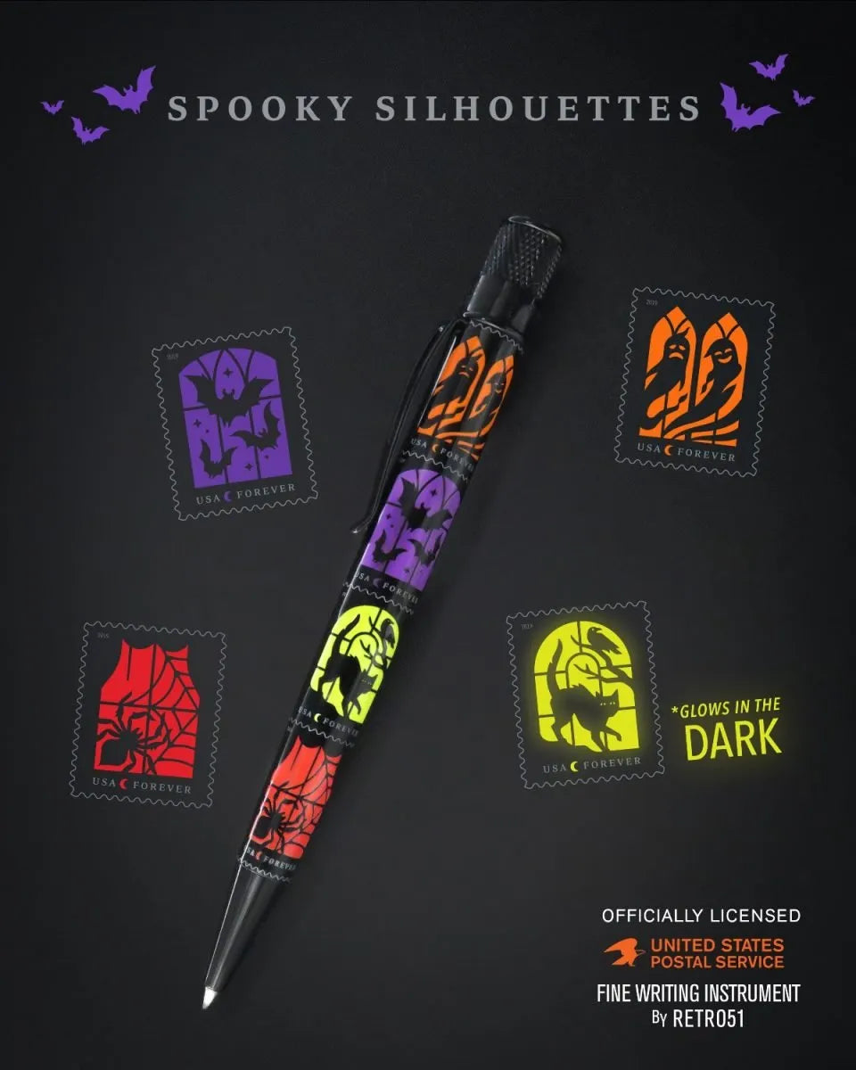 Retro 51 Collection Tornado Popper Rollerball - Spooky Silhouettes (USPS) - Open Tube