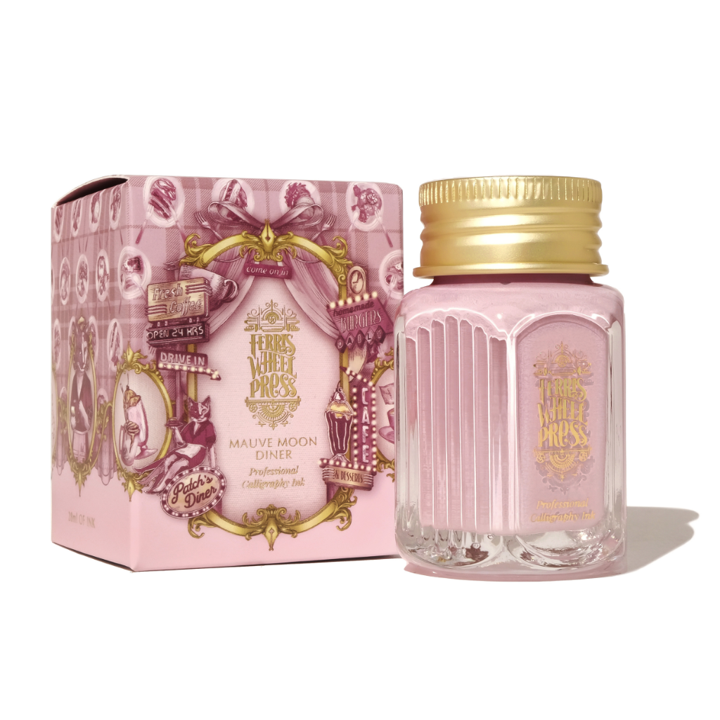 Ferris Wheel Press Mauve Moon Diner Calligraphy (28ml) Bottled Ink (Discontinued)