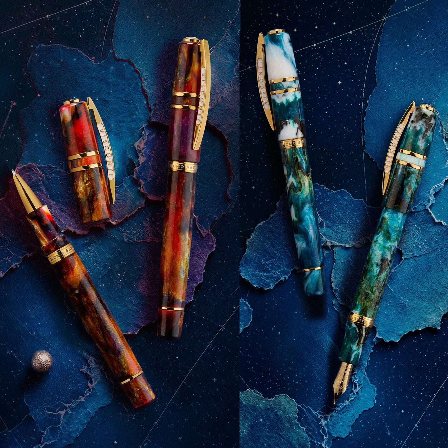 Visconti Homo Sapiens Nebula Fountain Pen - Orion (Limited Edition)